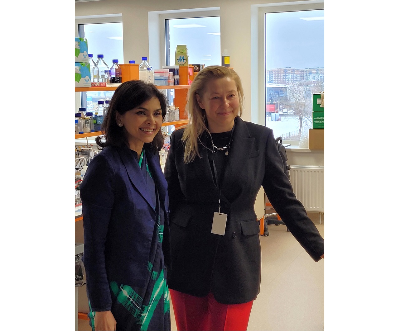  Visit of Ambassador Nagma Mallick to IMOL, Warsaw on 4 December 2023. 
